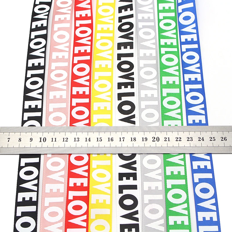 8y много вариантов букв/цифр напечатанные корсажные ленты ручной работы оберточная лента для шитья DIY аксессуары материалы YT0203