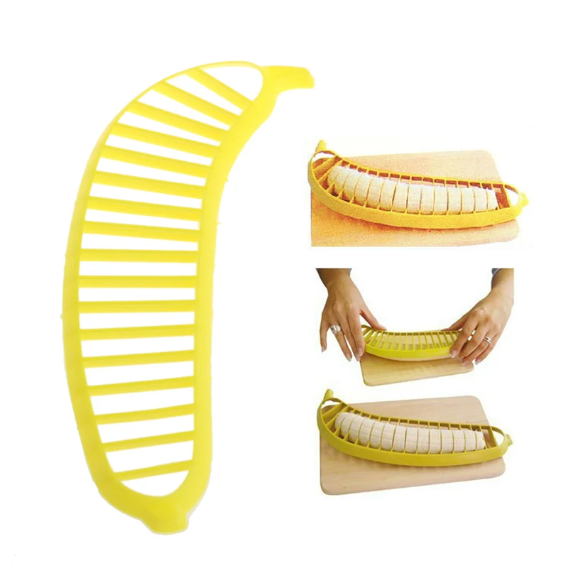 Banana Slicer Chopper Cutter for Fruit font b Salad b font Sundaes Cereal Kitchen Tools