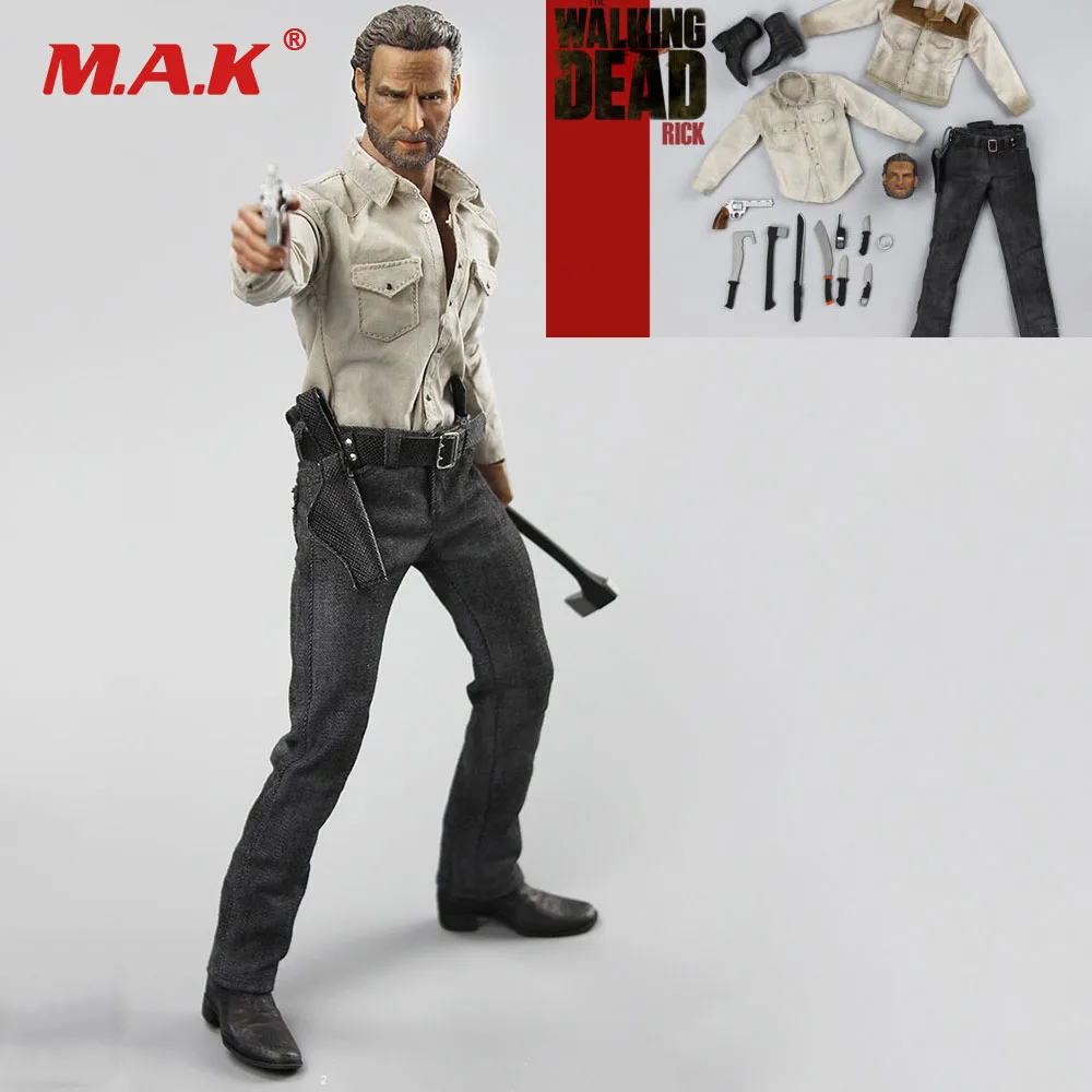 

1/6 Scale Male Clothes Set H-04 The Walking Dead Season 4 Rick Clothing and Weapon Set No body for 12inches Man Figure Body