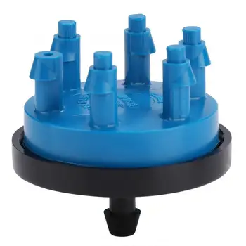 

6 Drip Heads Water Hose Spliter Pipe Divider Garden Greenhouse Irrigation Watering Dripper Head Flower Plant Tools