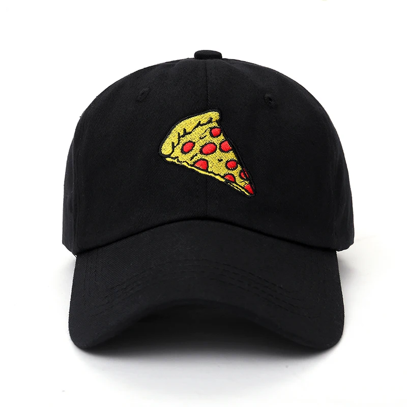 pizza embroidery Baseball Cap