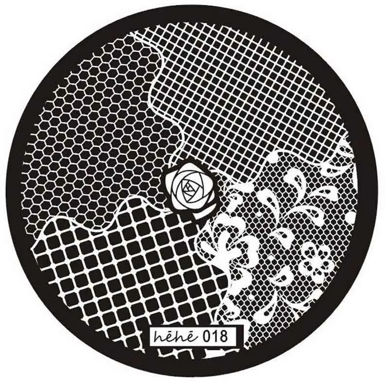 

New Hehe Series Nail Art Image Stamp Stamping Plates Manicure Template for wome nail art #0306 a A