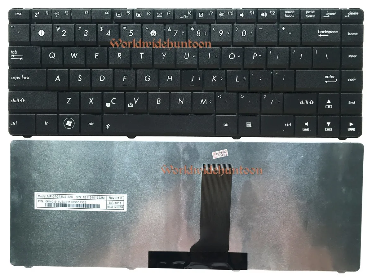 Nautical Tanzania disconnected Reboto teclado de ordenador portátil para ASUS K43BR, K43BY, K43E, K43TA,  K43TK, K43U, diseño de EE. UU., nuevo y de alta calidad, venta al por  mayor, MP 07G73US 528|keyboard for asus|laptop keyboard