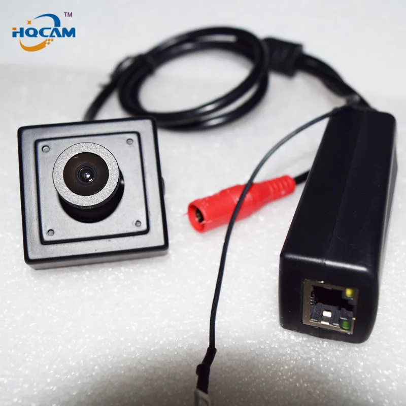 Hqcam 720 P Широкий формат 185 degre POE Камера IP H.264 P2P маленький 1.3 мегапиксельная POE IP Камера видеонаблюдения мини- сети ip Камера