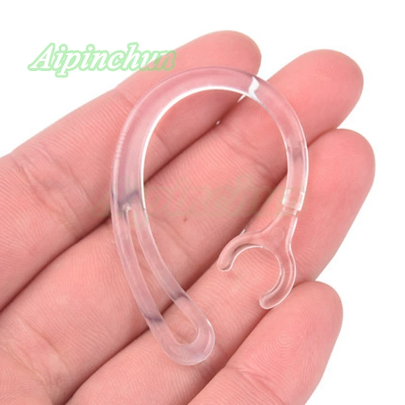 

Aipinchun 3Pcs 6mm 7mm 8mm Silicone Soft Ear Hooks For Bluetooth Headset Receiver Clip Clamp Holder EarHook Ear Loop Replacement