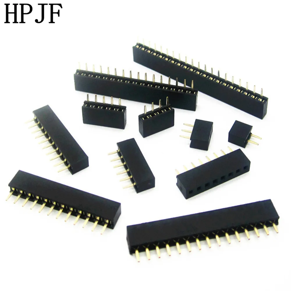 

Pitch 2.0mm 2/3/4/5/6/7/8/9/10/11/12/13/14/15/16/20/40 Pin Stright Female Single Row Pin Header Strip PCB Connector