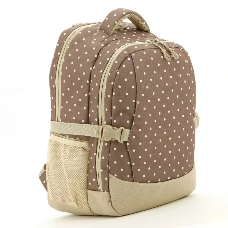Новинка, водонепроницаемый рюкзак для мам и мам, сумка для подгузников, детские сумки для мам, сумка для детских колясок, Органайзер - Цвет: khaki dots