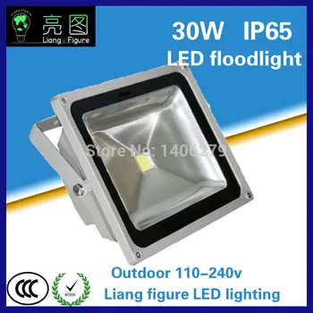 

30W Waterproof LEDOutdoor Floodlight White/Warm White AC110-240V IP65 LED Spotlight LED Projector lamp for squre