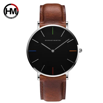 

Top Luxury Brand Men Women Watches Japan Quartz Wristwatch Fashion Female Male Watch Leather Nylon Clock Analog Relogio Feminino