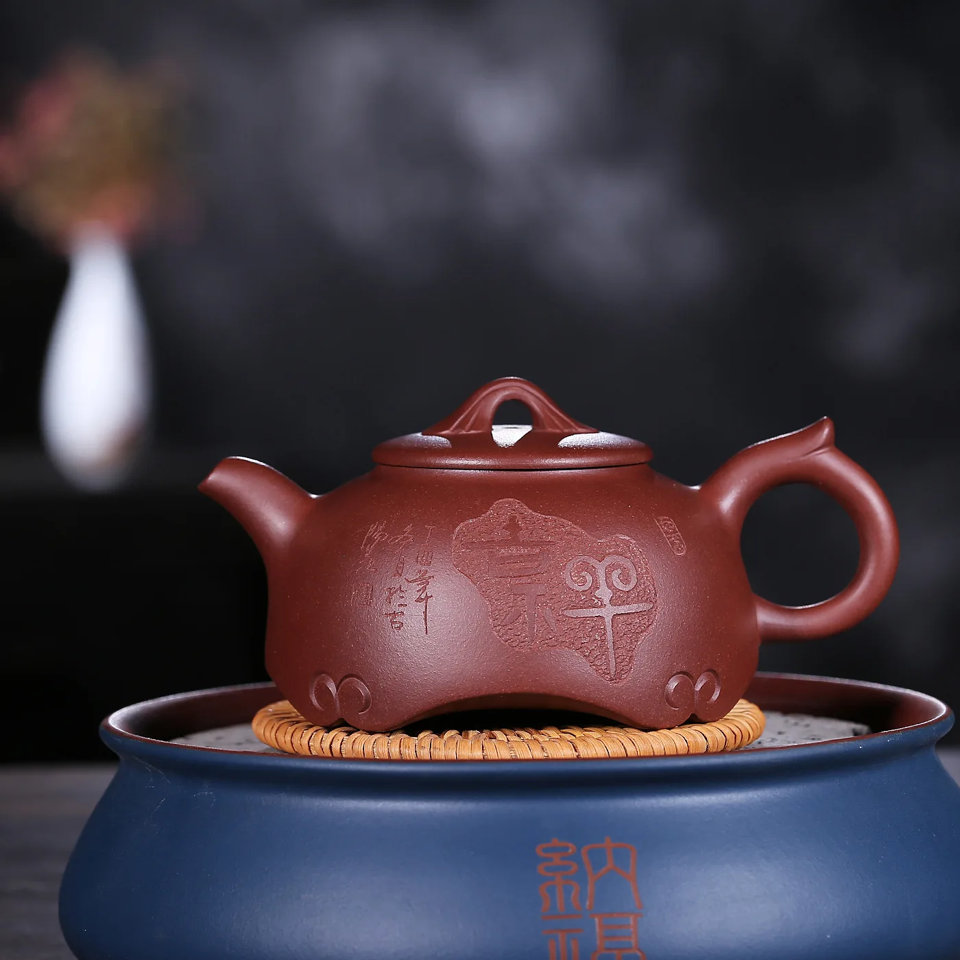 

Full Purple Ink For Imprinting Of Seals Famous Shao Li Ping Kungfu Online Teapot Tea Set Wholesale A Piece Of Generation Hair