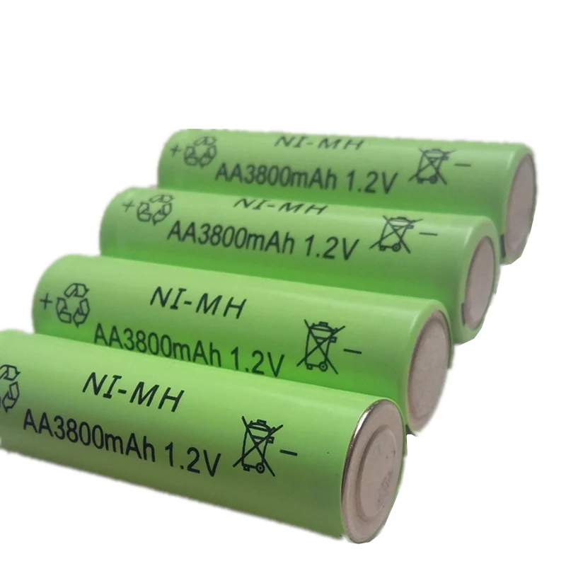 DING Ли Ши Цзя 12 шт AA 3800 mAh 1,2 V доставленных Перезаряжаемые Батарея Ni-MH 1,2 V Перезаряжаемые 2A Baterias bateria