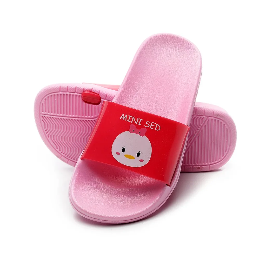 slipper kids girls Toddler Infant Kids Baby Boys Cartoon Duck Animal Print Slipper Sandals Shoes claquettes femme chaussure