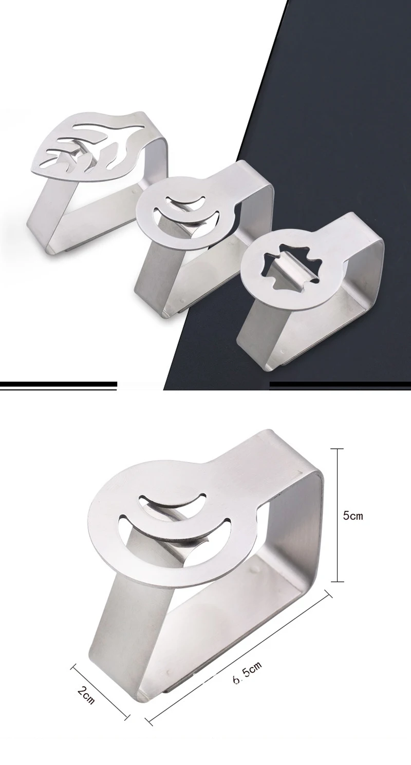 Креативные 1 шт. зажимы для скатертей из нержавеющей стали, держатель для скатертей, вечерние, для пикника, свадьбы, выпускного, многофункциональные зажимы для скатерти 35