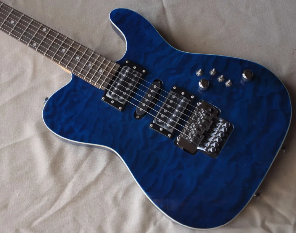 FIREHAWK Factpry Custom Tele guitar telecastor синий цвет гитары TL магазин музыкальных инструментов