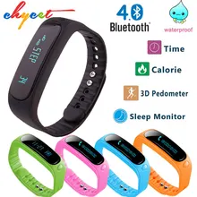 Smart Band Водонепроницаемый E02 Bluetooth SmartBand Спорт Браслет фитнес-трекер Браслет IP57 браслет для IOS Android телефона