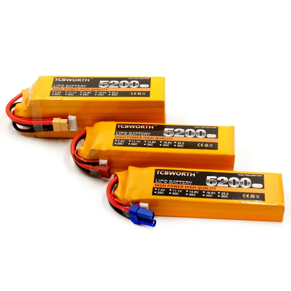 s para rc Lipo Bateria 7.4 v 5200 Mah 35c Explosão 70c Avião Helicóptero Drone Carro Barco Caminhão Baterias Xt60 - t 2 s rc 8 5200??-21