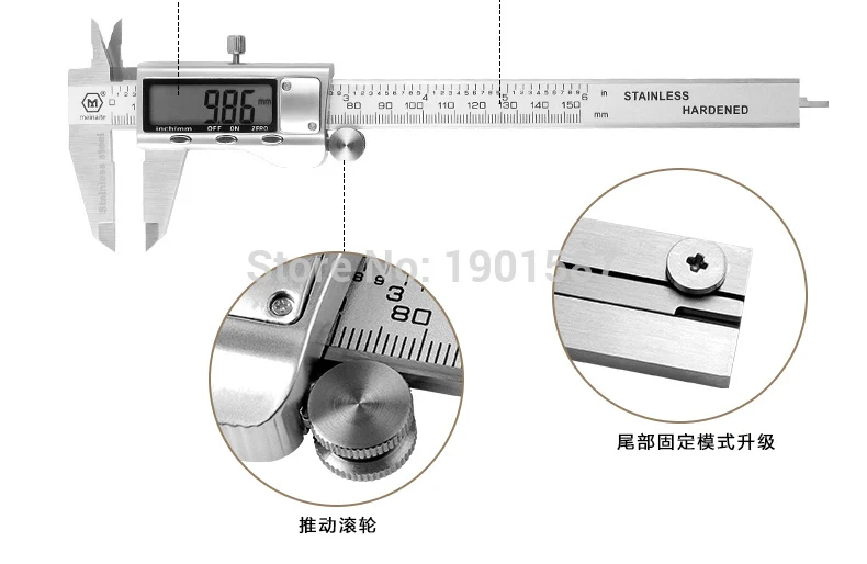 Немецкий Рыцарь красоты, штангенциркуль «собирая цветы», высокоточный штангенциркуль из нержавеющей стали от 0 до 150 мм