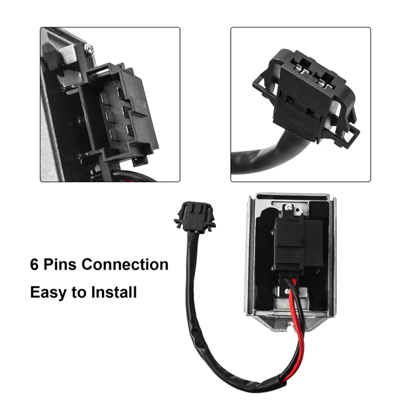 6Q1907521B 6Q1 907 521 A/B для Audi A2/Seat Ibiza 4 5 ST Cordoba/Skoda Fabia/Volkswagen Polo A/C вентилятора отопителя, резистор мотора