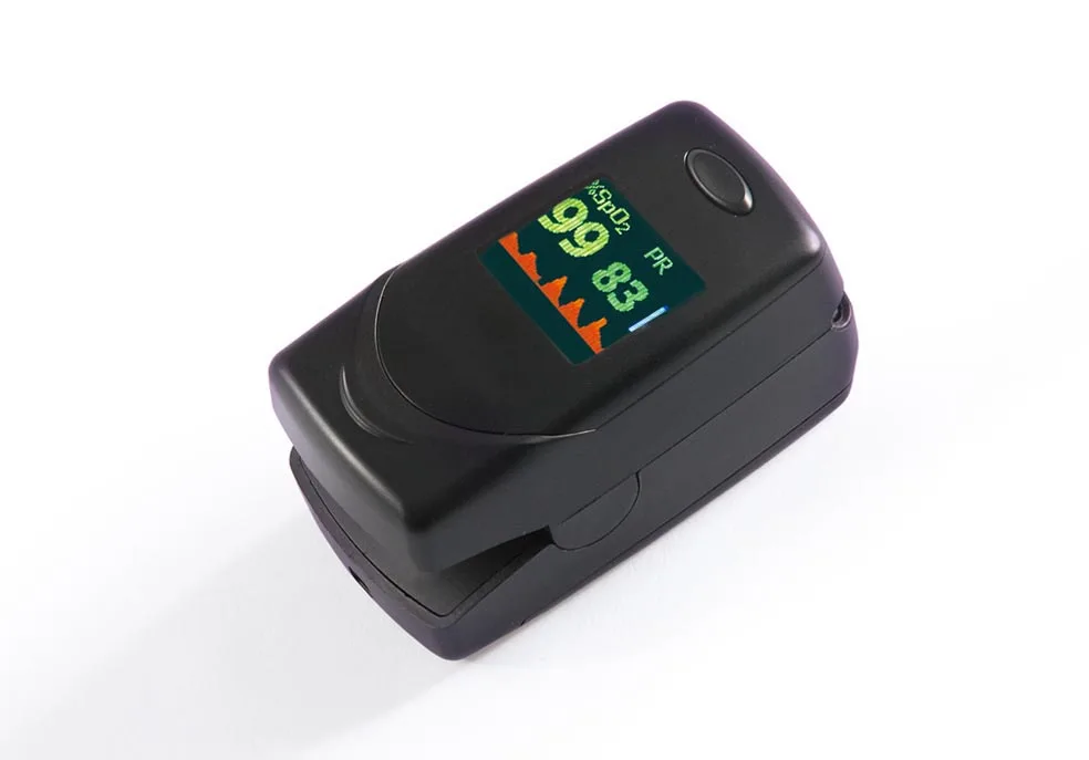

Finger Pulse Oximeter SpO2,pulse rate,PI monitoring Color OLED display with Multi-direction display AH-80C