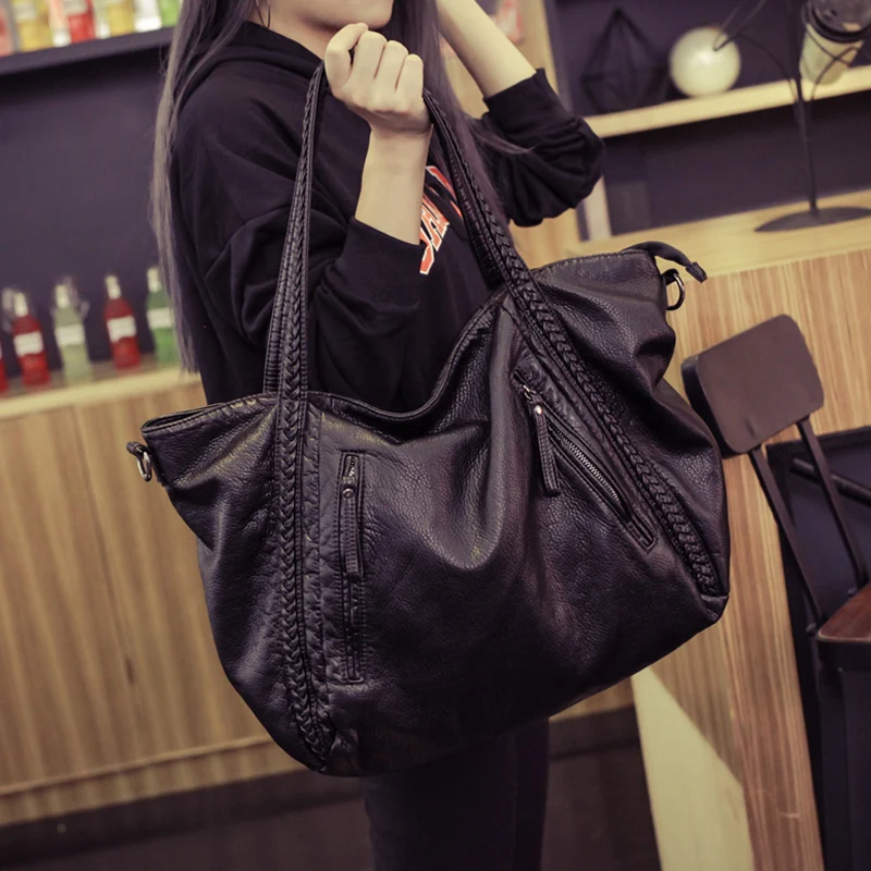  2017 Genuine leather women bags Large capacity sheepskin handbags fashion shoulder bag ladies messenger bags female  Sacs a main 