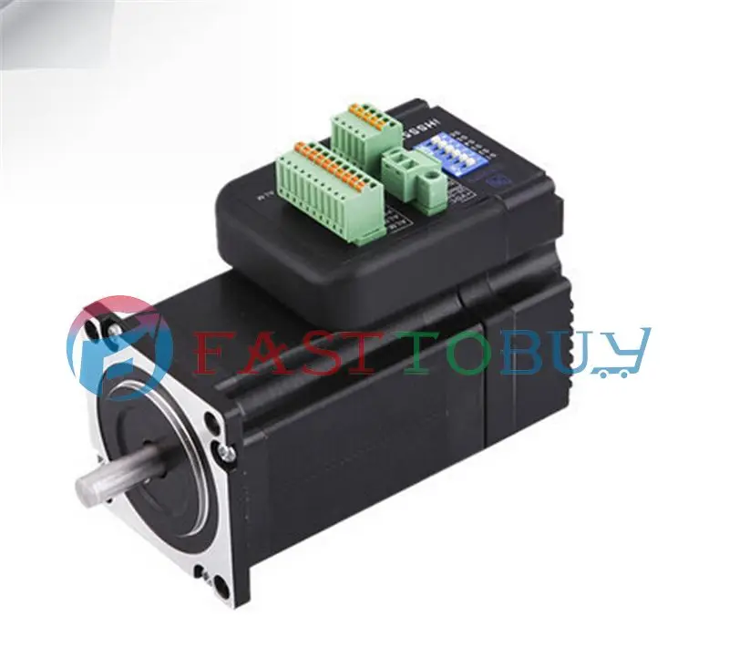 57mm NEMA23 Integrate Servo Motor+Drive 3000RPM 100W Pulse direction