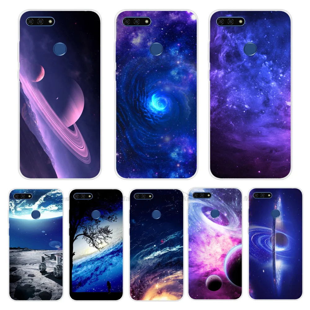 

For Huawei Honor 7C Case 5.7" AUM-L41 Coque Silicone Soft TPU Back Cover onHuawei Honor 7C Cases Honor 7 C Honor7C 7C Bumper
