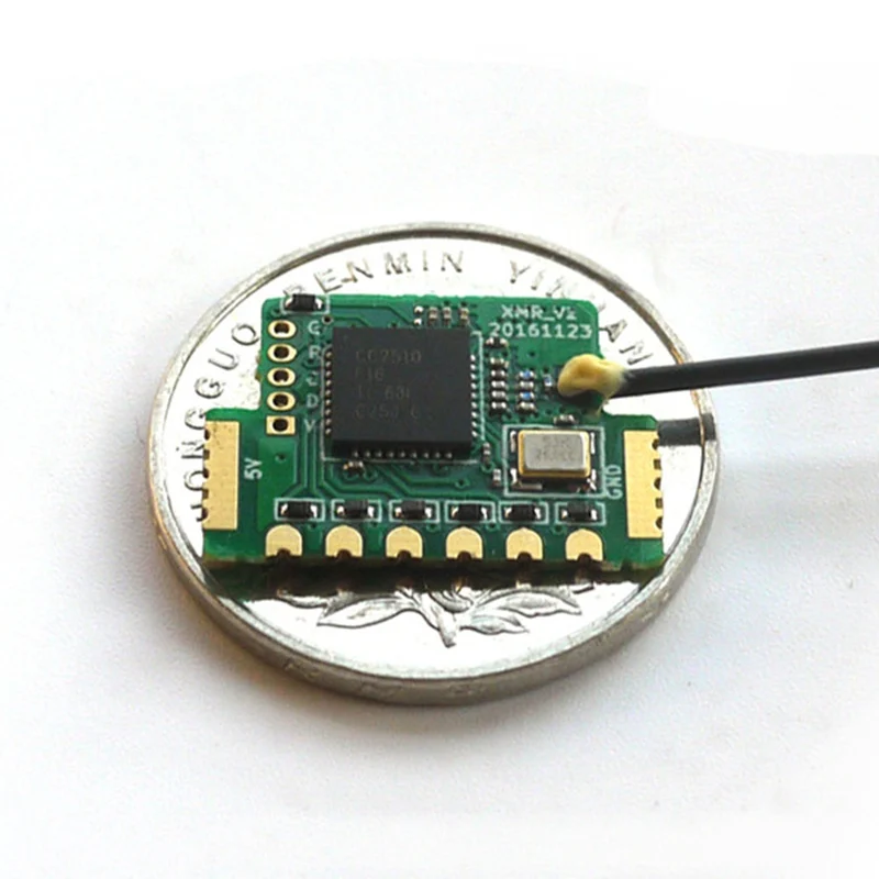 Высокое качество 0.8 г FrSky xmr мини 6ch ШИМ Выход приемник Поддержка Радио Модули в D16