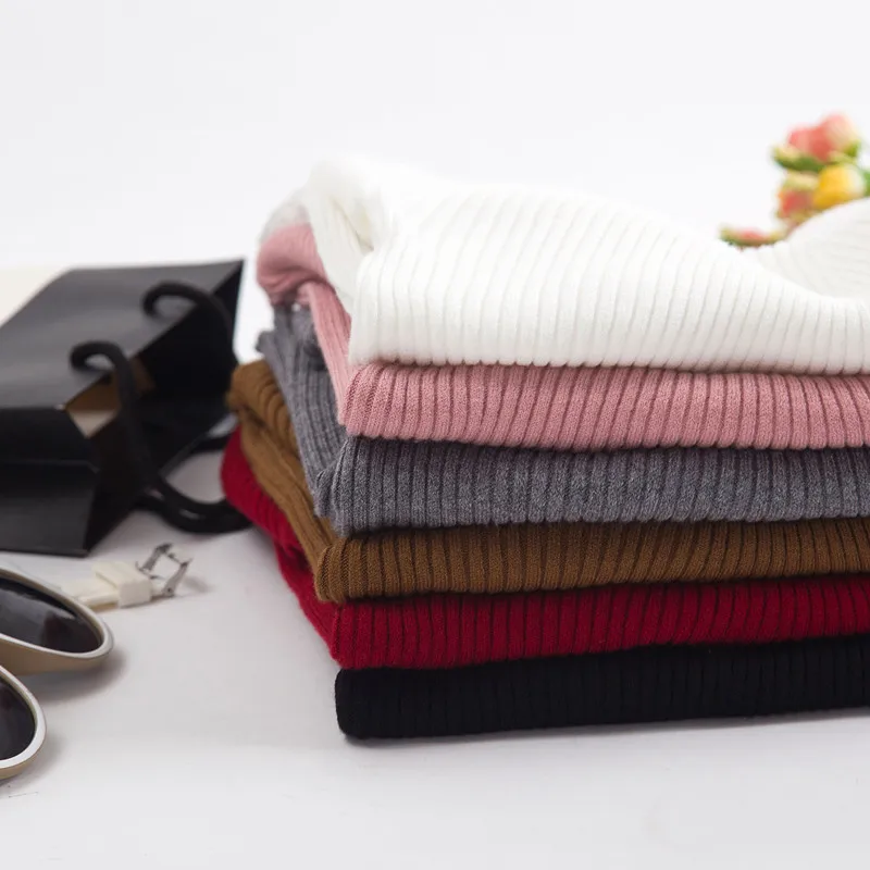 Women Fashion Sweater 2019 New Autumn Winter Gray Red Black Tops Women Knitted Pullovers Long Sleeve Shirt Female Brand Clothing