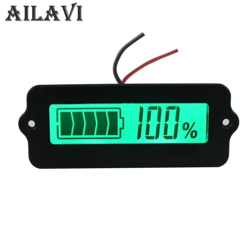 Ailavi LY6W Lead acid Lithium ion LCD Battery Capacity Tester Indicator