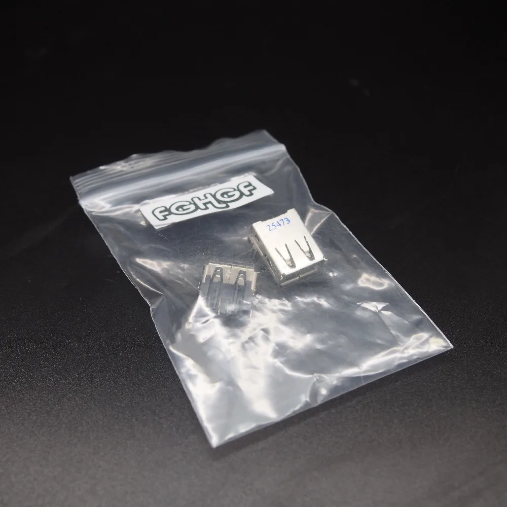 10 шт. usb 2,0 разъем два DIP фута 4 p Ноутбук usb гнездо 2,0 USB порт