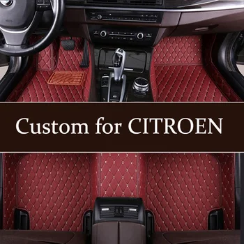 

car floor mats for CITROEN all models C2 C3 C3-XR C4 (4door) C4 Aircross 5seat 7seat C5 C6 DS3 DS4 DS5 Right driving Car mats