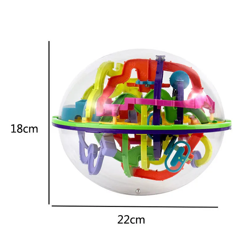 299 уровень 23 см Biger 3D волшебный лабиринт шар perplexus волшебный Интеллектуальный детские игрушки мраморная игра-головоломка IQ баланс toy065