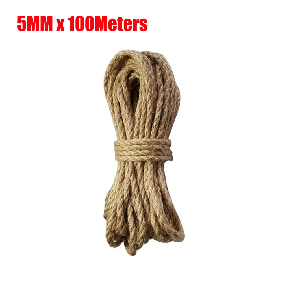 in het geheim vernieuwen Trappenhuis 5Mm Dikke Touw Jute Touw Sterke Hennep Touw Koord Touw Voor Arts Ambachten  Diy Decoratie Cadeau Inpakken 100Meter - AliExpress Huis & Tuin