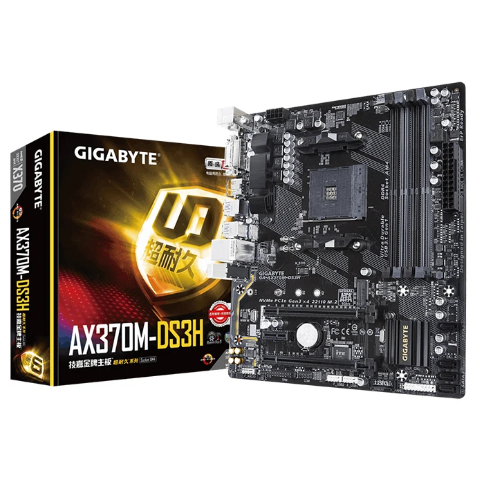 Для Gigabyte оригинальная новая материнская плата X370 Socket AM4 DDR4 USB3.0 SATA3.0|Материнские