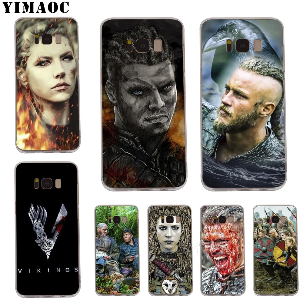 

YIMAOC Vikings Travis Fimmel Soft Case for Galaxy j3 j5 j6 j7 A5 2017 A6 A9 2018 Note 8 9 S7 edge S8 S9 S10 Plus S10e Case