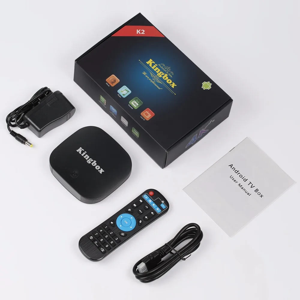 2 Гб 16 Гб K2 Android 7,1 поддержка ТВ-коробок H.265 4K 60tps H.265 2,4 ГГц WiFi медиаплеер IP tv Box