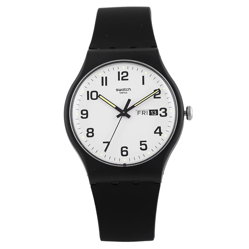 Swatch оригинальный цветной серии Простой Досуг кварцевые мужские и женские