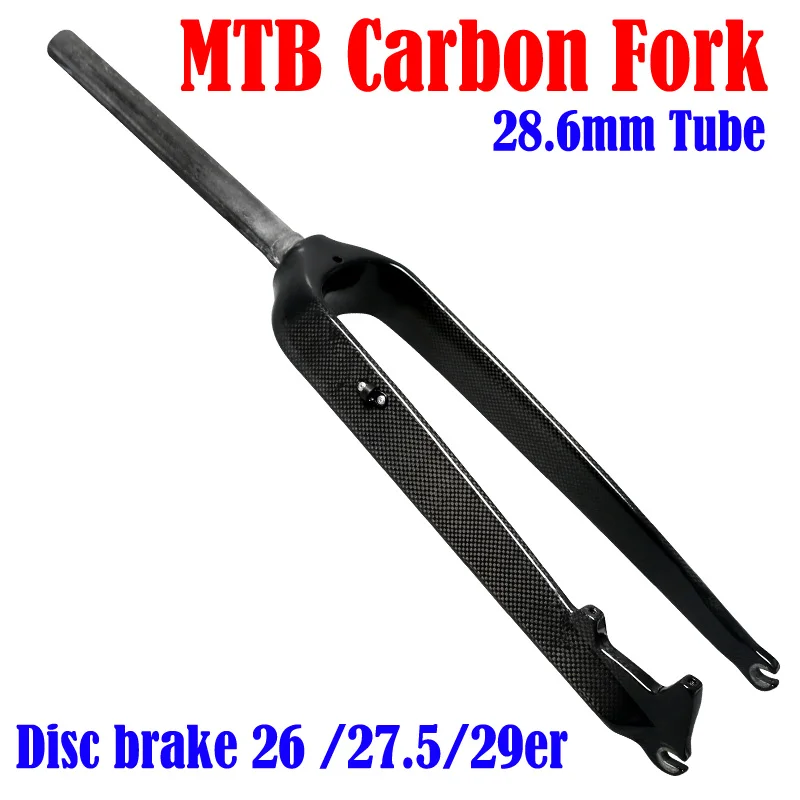 MTB Bicycle Fork Full Toray T800 Carbon Fiber 26/27.5/29er Mountain