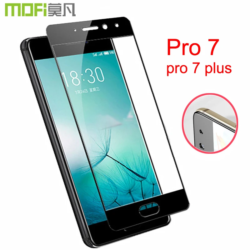 Meizu pro 7 стекло Mofi Оригинал 9H противоударное полное покрытие meizu Защита экрана plus