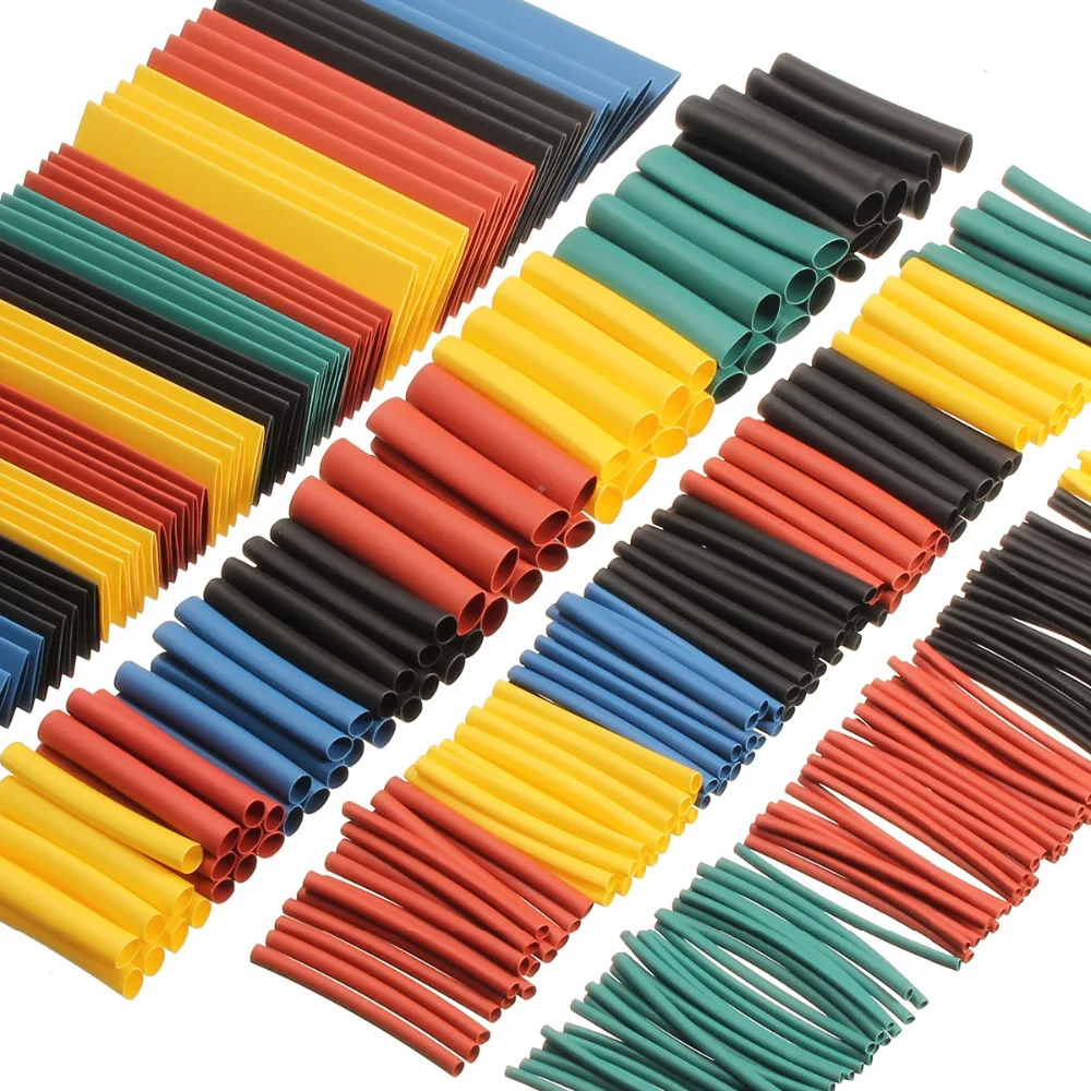 New Arrival 260pc 12.4m 2:1 Heat Shrink Wire Wrap Assortment Tubing ...