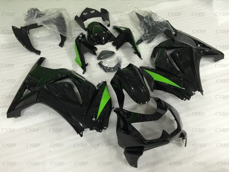 Ниндзя 250R 2008- наборы обтекателей ниндзя 250R 2008 Abs обтекатель для Kawasaki Zx250r 2011 черный обтекатели
