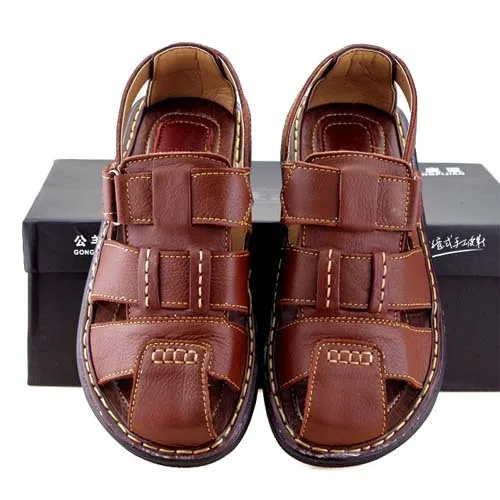 covered toe sandals mens