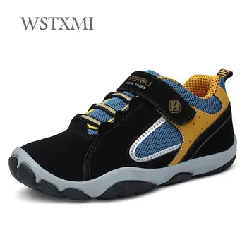

Kids Sneakers for Boys Shoes Casual Girls Outdoor Sport Shoes Children Black Running Shoes Fashion Light Leather Mesh Breathable