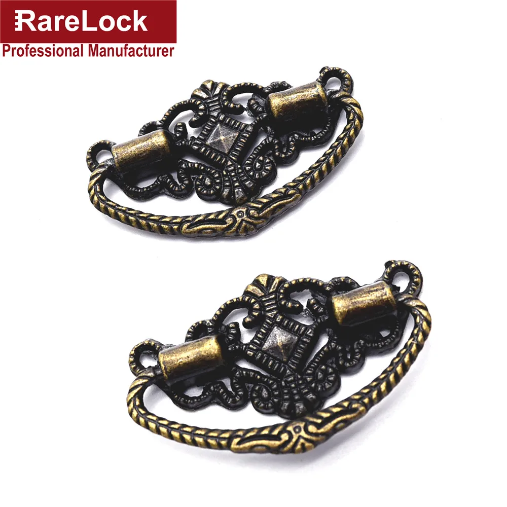 Buy Rarelock 2 Set 47mm*24mm Jewelry Wooden Box Handle