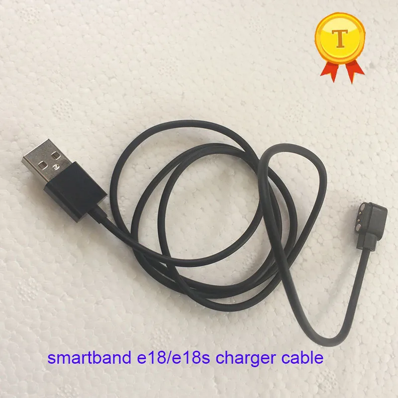 2018 оригинальный Смарт браслет e18 e18s smartband 2 контактный Магнитный зарядный кабель