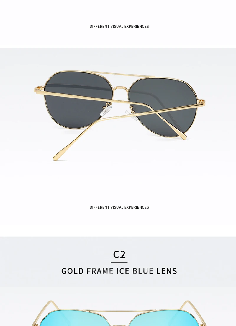 Psacss, классические светоотражающие солнцезащитные очки пилота для женщин и мужчин, модные брендовые дизайнерские солнцезащитные очки, винтажные зеркальные солнечные очки высшего качества