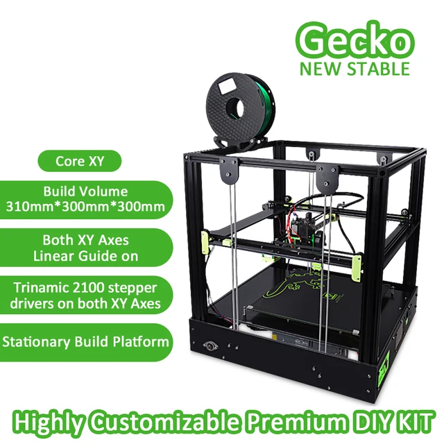 Special Price 3D Printer Gecko Big Screen Print Area CoreXY System aluminium structure High-precision with heat bed large Titan extruder Special Price 3D Printer Gecko Big Screen Print Area CoreXY System aluminium structure High-precision with heat bed large Titan extruder