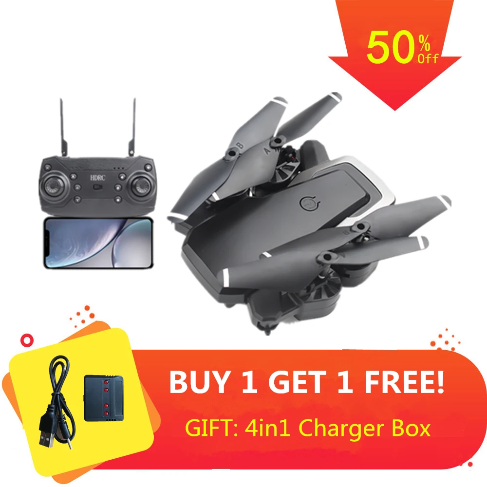 

RC Quadcopter Drone With 480P/1080P HD Camera 1800mAh Battery 20Min Flying Time Altitude Hold RC Helicopter VS X5C H68 E58