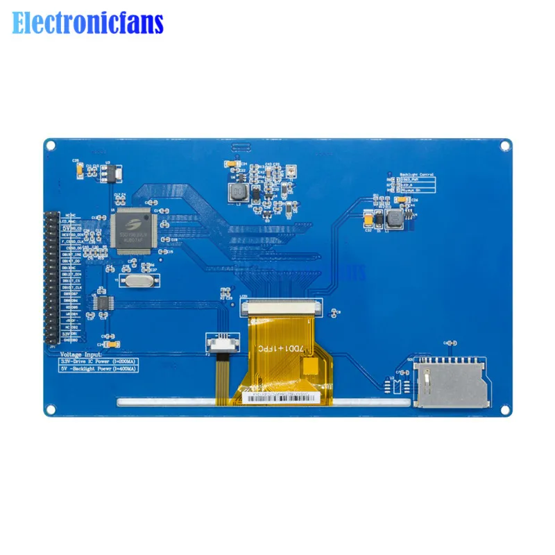 Большой " дюймовый TFT lcd экран 800x480 SSD1963 сенсорный PWM AVR PC модуль контроллера для Arduino Max 3,6 V Высокое качество красочное изображение