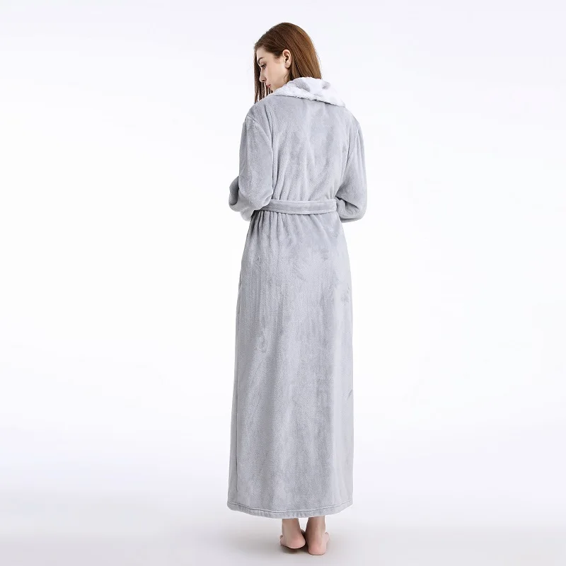 Мужской Халат длинные утепленные халаты с длинными рукавами фланелевые зимние женские пижамы tmall ropa hombre